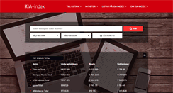 Desktop Screenshot of kiaindex.se